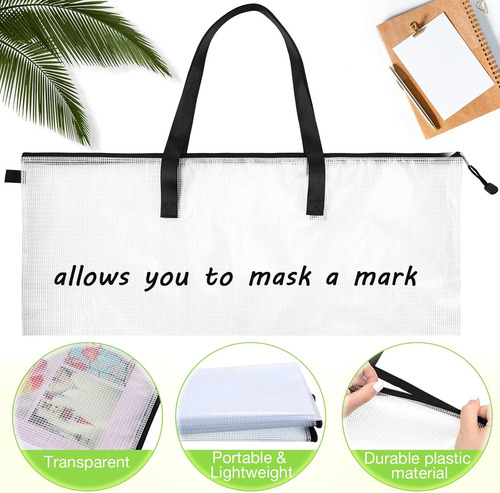 Bolsa Para Arte, 48x63 Cm + 5 Bolsas Para Útiles, 23x33 Cm