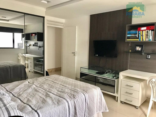 Imagem 15 de 15 de Apartamento Residencial Mobiliado Para Venda E Locação, Cabo Branco, João Pessoa. - Ap0894