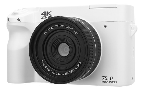 Câmera Digital Wifi 4k 75mp Uhd Com Tela Lcd De 3 Polegadas