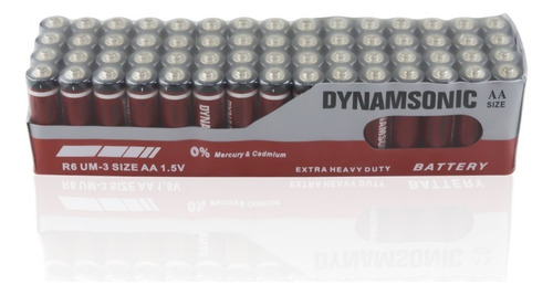 Pilas Baterias Aa Dynamsonic 1.5 V Paquete 60 Piezas