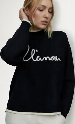 Sweater Mujer Tipo Buzo Tejido Amplio De Viscosa K-lipso