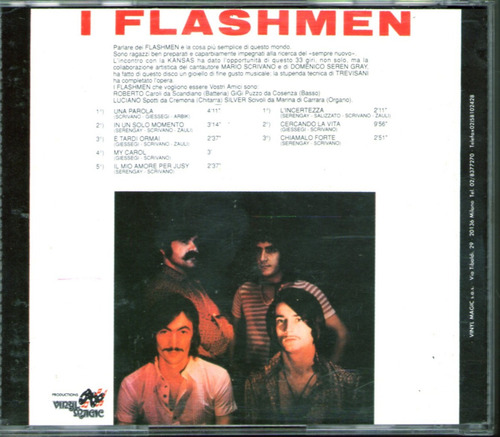 Cd I Flashmen - Cercando La Vita (Usado)
