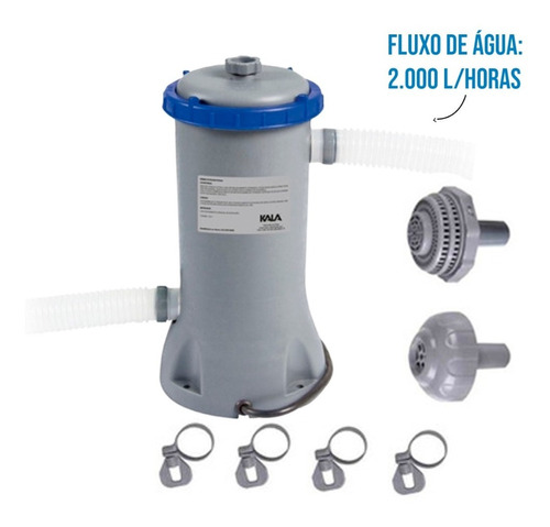 Bomba De Filtragem Para Piscina 2000l/h Kala