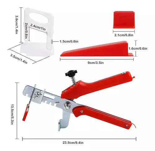Kit Completo Azulejos Niveladores De Baldosas Pisos Sistema