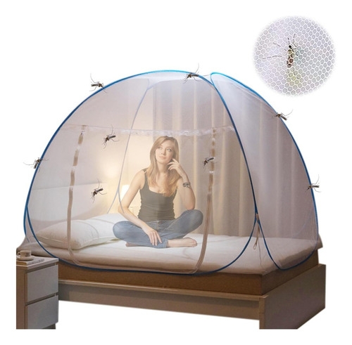 Mosquitero Plegable Pabellon 2 Puerta Base Malla Portatil Gr