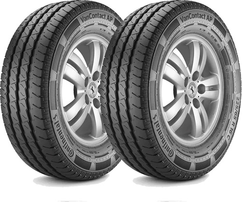 Kit de 2 pneus Continental Vans / Utilitário VanContact AP C 195/70R15 104/102