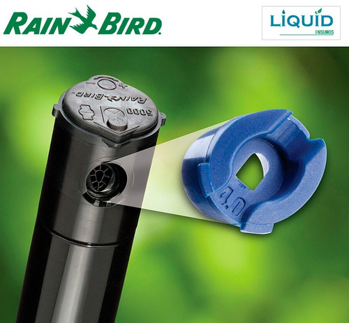 Imagen 5 de 9 de Rotor Aspersor Rain Bird 5000 Pc Riego 5.7 A 15.2mts Jardín