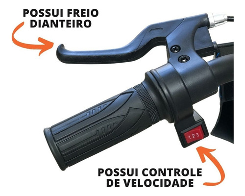 Triciclo Drift Elétrico Infantil 120w Com Kit De Proteção