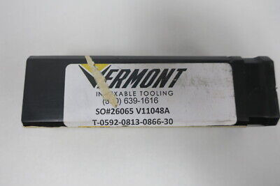Vermont Indexable Tooling T-0592-0813-0866-30 V11048a To Nnr