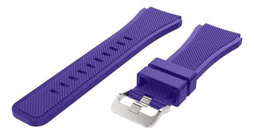 Correa Deportiva Texturizada Para Smartwatch Colmi C81 Púrpura 2.2 Cm