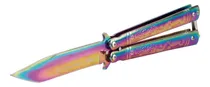 Comprar Navaja Mariposa Tornasol Balisong Acero Inxidable Lion Tools