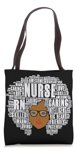 Rn Nurse Afro Word Art Enfermeras Afroamericanas Regalos Cui