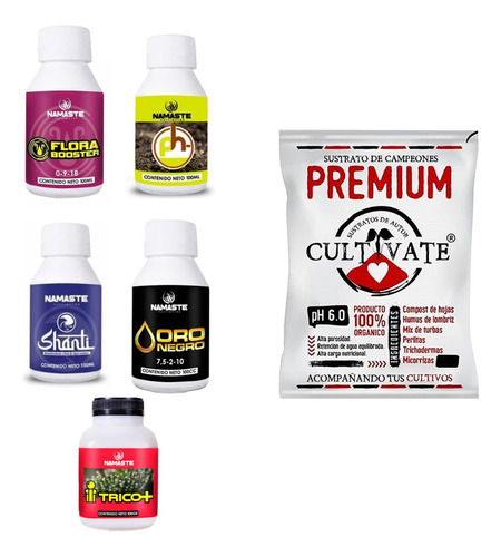 Kit Cultivo Cultivate Premium 25l   Namaste Ciclo Completo