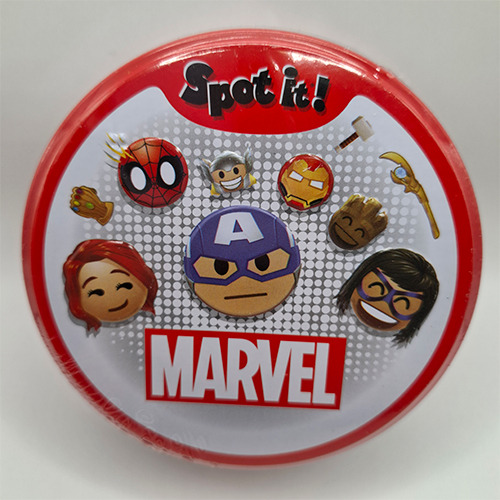 Juego De Mesa Spot It! Edicion Marvel 55 Cartas Caja De Meta