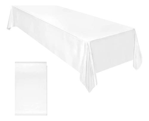 Mantel De Fiesta Rectangular De Seda Brillante