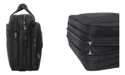 Pasta Executiva Notebook 17 Organização Com Bolso Antifurto
