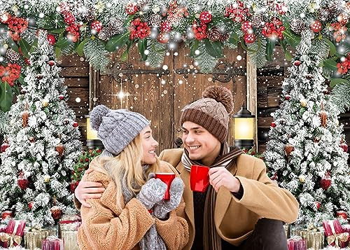 Navidad De Invierno Fondo Para La Fotografía 7x5ft 7qc4m