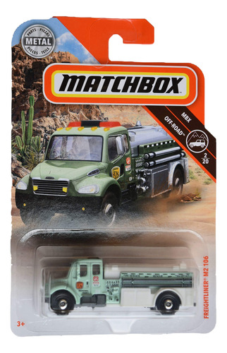 Matchbox 2019 Mbx Off-road Freightliner M2 106 (motor De Inc