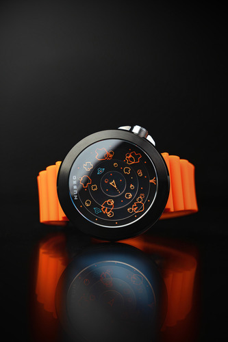 Reloj Hombre Nubeo Plasma Nb-6111-04 Edición Limitada Correa Plasma Pumpkin