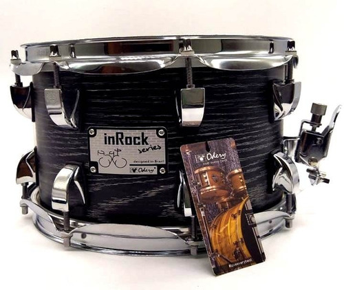 Caixa De Bateria Inrock Basswood 10 X 6  Black Ash Odery