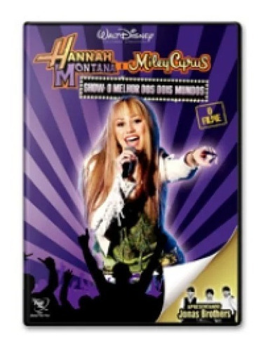 Dvd Hannah Montana Miley Cyrus Show Melhor Dos Dois Mundos 