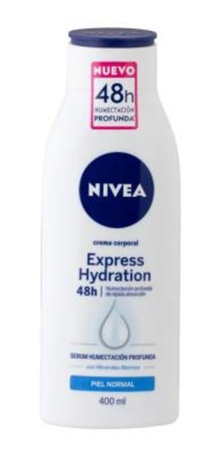 5 Pzas De Crema Corporal Nivea Express Hydration 400 Ml