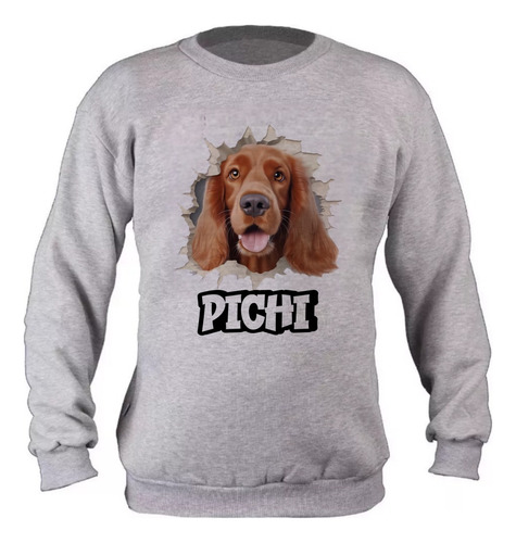 Buzos Perro Shar Pei Adulto Personalizado Con Nombre 6413