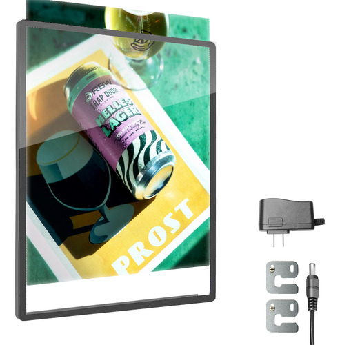 Marco Led Para Póster Tablón De Menús Publicidad 60x40cm
