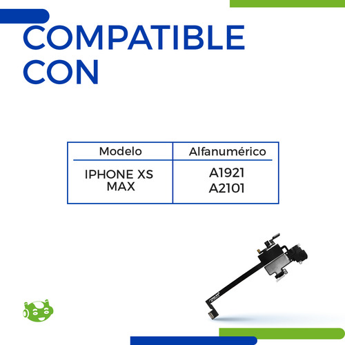 Flexor Sensor De Proximidad C/auricular Compatible Con iPhone XS Max A1921 A2101 Slim Company