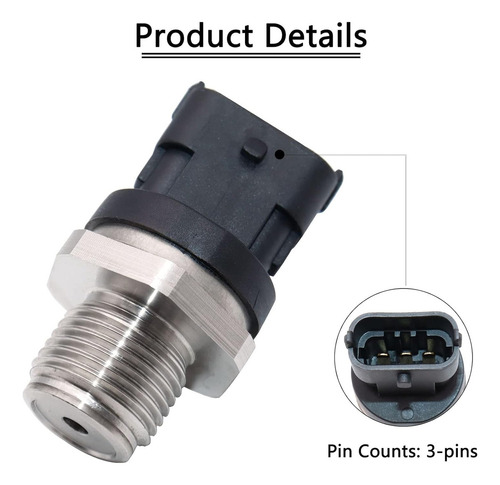 - Sensor De Presión Del Riel De Combustible