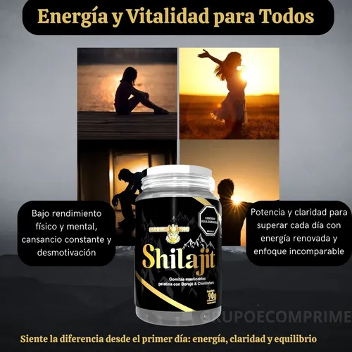 Shilajit En Gomas Original Puro