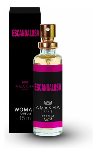 Perfume Feminino Escandalosa Amakha Paris 15ml P Bolso Bolsa