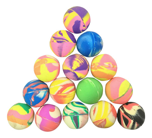 25 Peças De Bolas Elásticas De Borracha De 32 Mm Bounce Jump