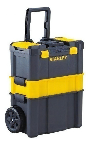 Caja de herramientas Stanley STST18631 de plástico con ruedas 28cm x 61cm x 62.3cm negra