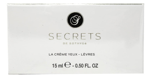 Sothys Secrets De Eye And Lip Youth Cream - 0.5 Oz