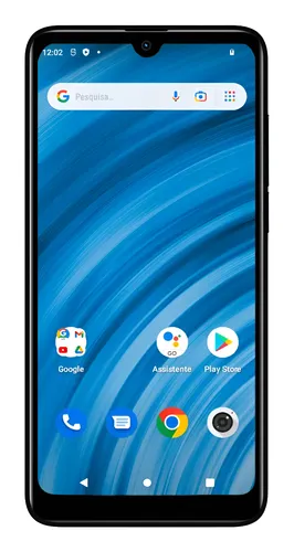 Smartphone Positivo Twist 5 64GB Dual Chip, Tela notch de 6.26”, Câmera Traseira e Frontal de 8MP, Android 12 Go – Black Rubber