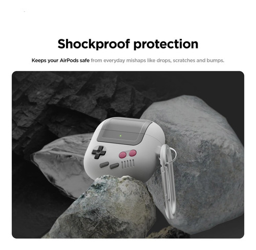 2pcs Para AirPods 4 3d Funda Protectora Silicona Case