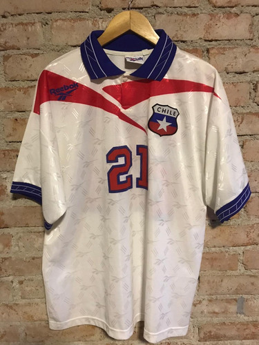 Chile 1997 Uniforme 2 Número 21 Linda