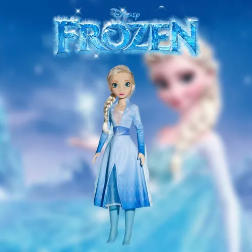 Boneca Elsa Frozen Ii Articulada Baby Brinq