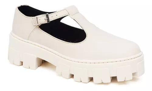Sapato Mary Jane branco, da Dafiti