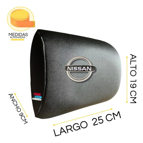 Cojines Ergonómicos Viaje Para Pickup 2pz Nissan Np300 2018 Negro