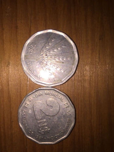 Monedas De Uruguay De 1980 Y 1981