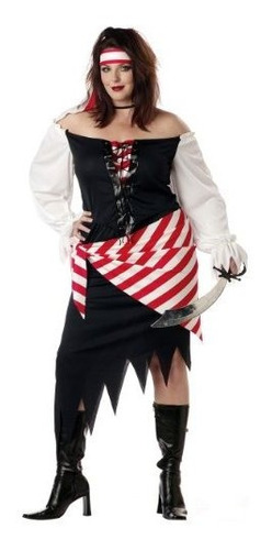 Disfraz Mujer - Disfraz De Ruby, La Belleza Pirata Talla Ext