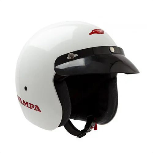 Casco Moto Halcón Abierto Con Visera Pampa Massio Motors