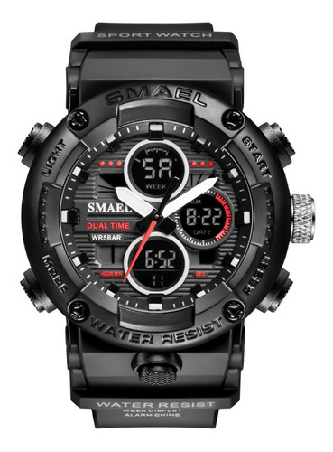 Relógio Masculino Smael Esportivo Digital Militar Lançamento