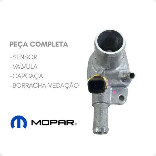 Válvula Termostática Completa Fiat Fire Evo 1.0 / 1.4 8v