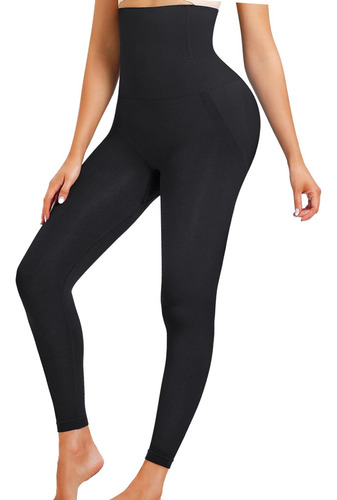 Leggings De Compresión Para Mujer, Pantalones De Xl Negro