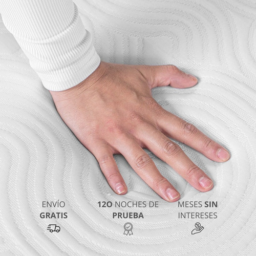 Colchón Smart Firme King Smart Bamboo Certificado Blanco