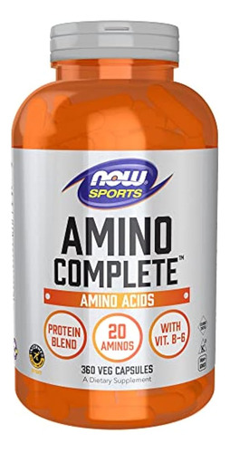 Now Sports Nutrition, Beige, Protein Blend With 20 Aminos Co