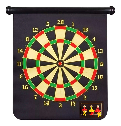 Set Dardos Magneticos Grande Paño 40 X 50 Cm Mundo Cla Fdm17